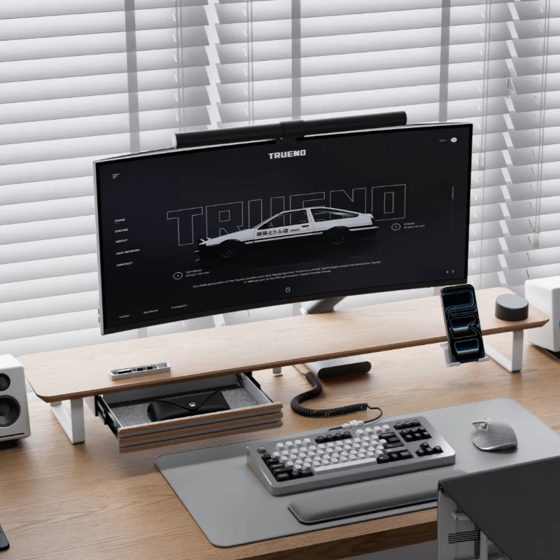 Setup Desk Monitor - Support de moniteur modulaire en bois