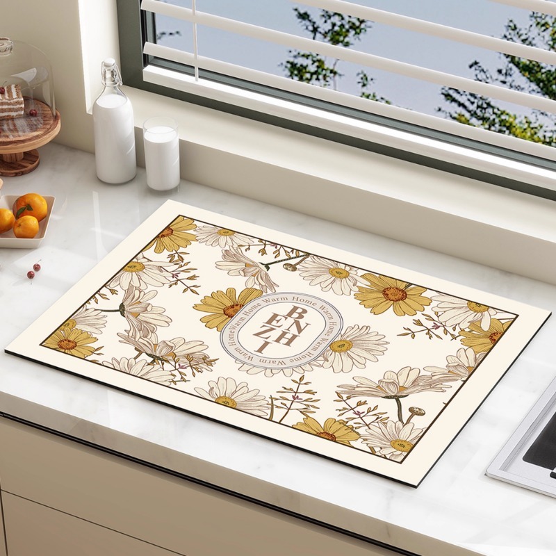 Tapis de séchage de la terre d - Desk Setup Minimalist avis et prix