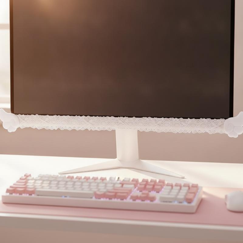 Bordure décorative en dentelle - Setup Desk Monitor avis et prix