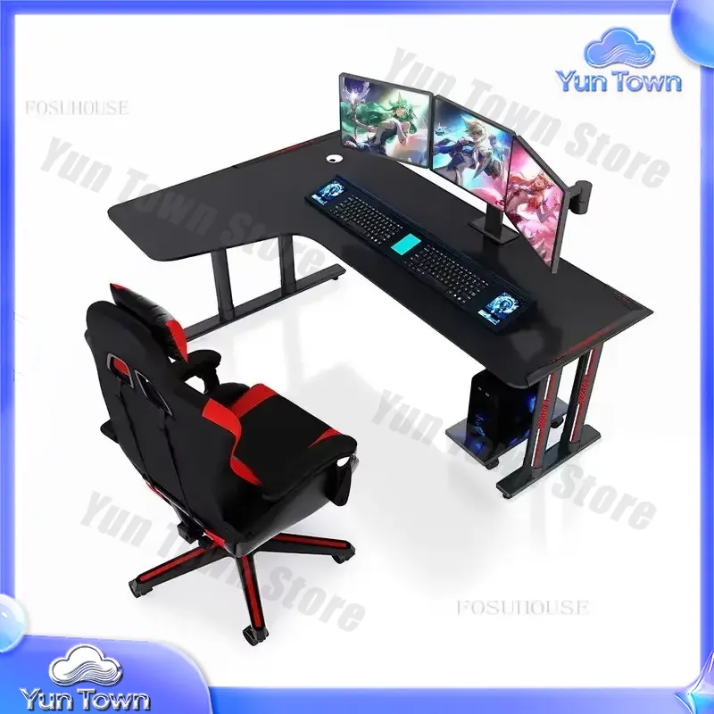 Bureau d'ordinateur en forme d - Desk Setup L Shaped avis et prix
